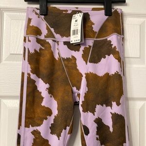 Adidas Ivy Park Cow Print Tights All Over Print Rodeo Collection Medium Beyoncé